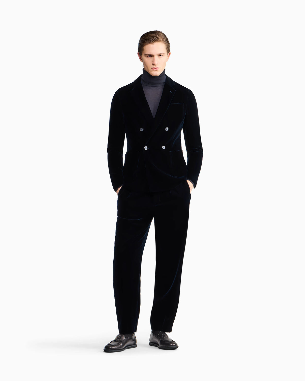 Cashmere mock-neck jumper