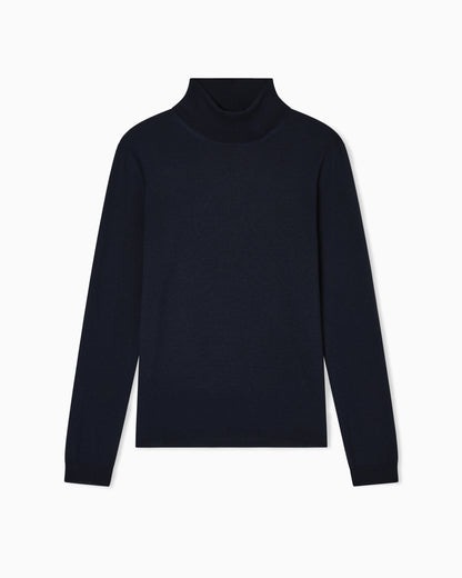 Cashmere mock-neck jumper