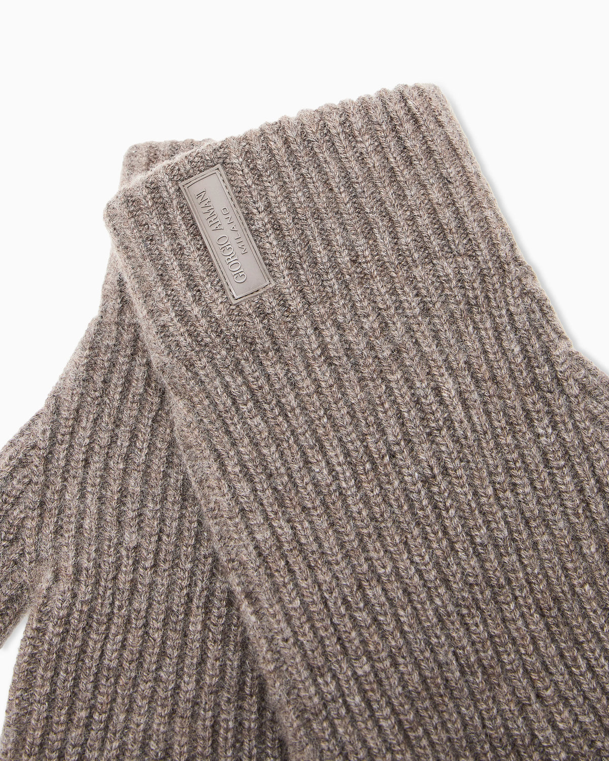 Ribbed Seamless Cashmere Gloves