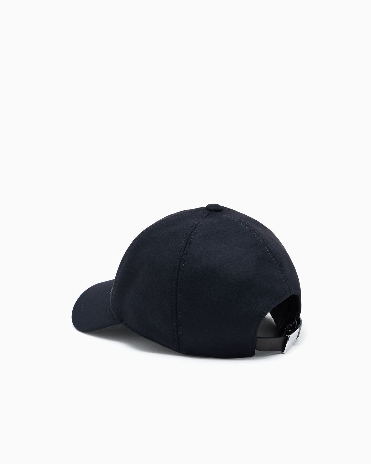 Virgin wool and cashmere baseball cap