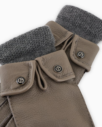 Deerskin leather gloves