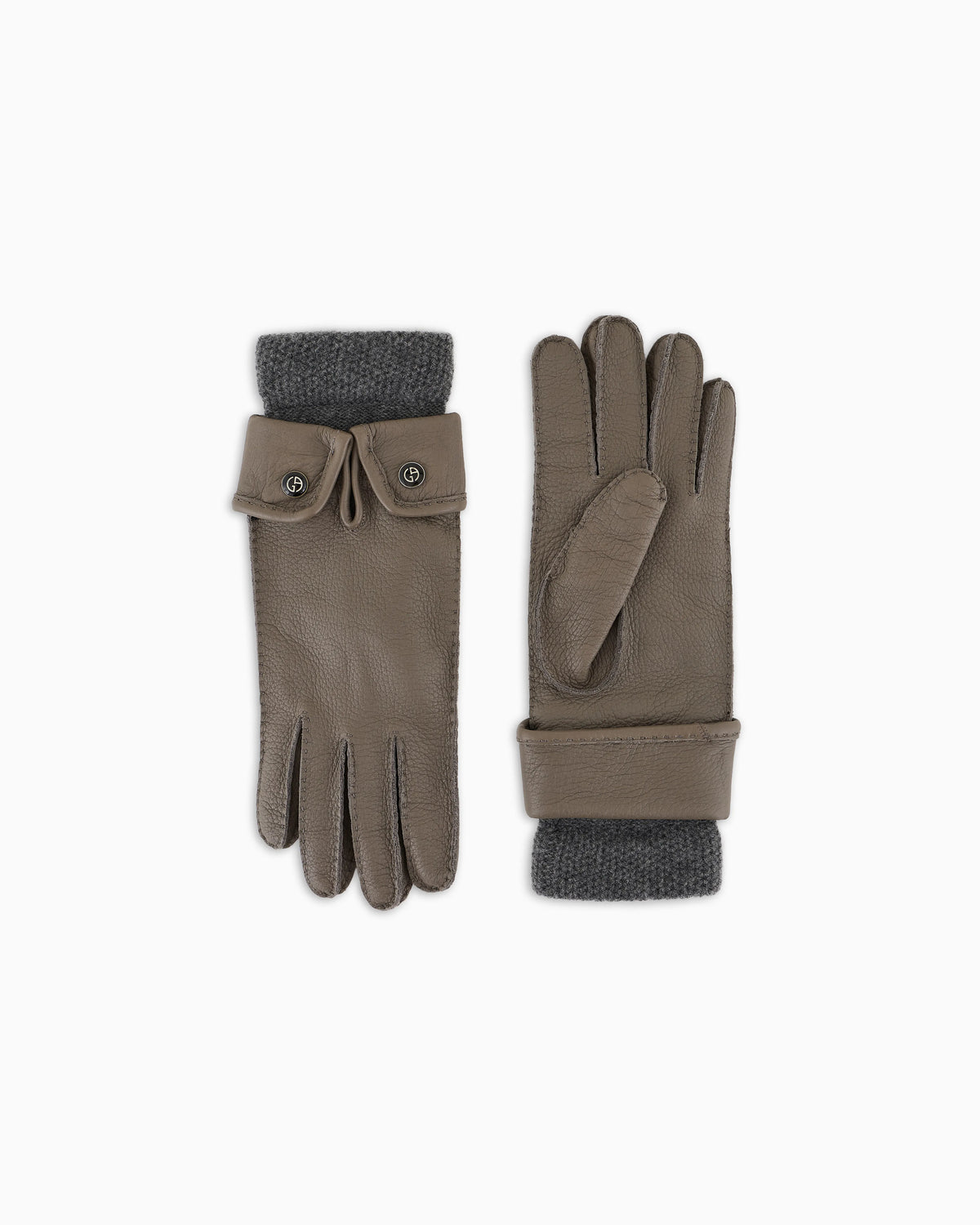 Deerskin leather gloves