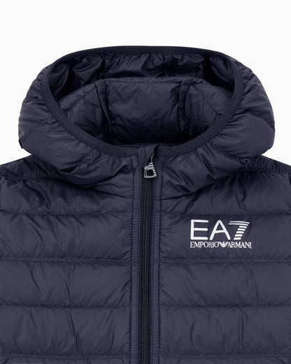 Light hooded down jacket Core Identity Boy with regular fit