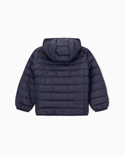 Light hooded down jacket Core Identity Boy with regular fit