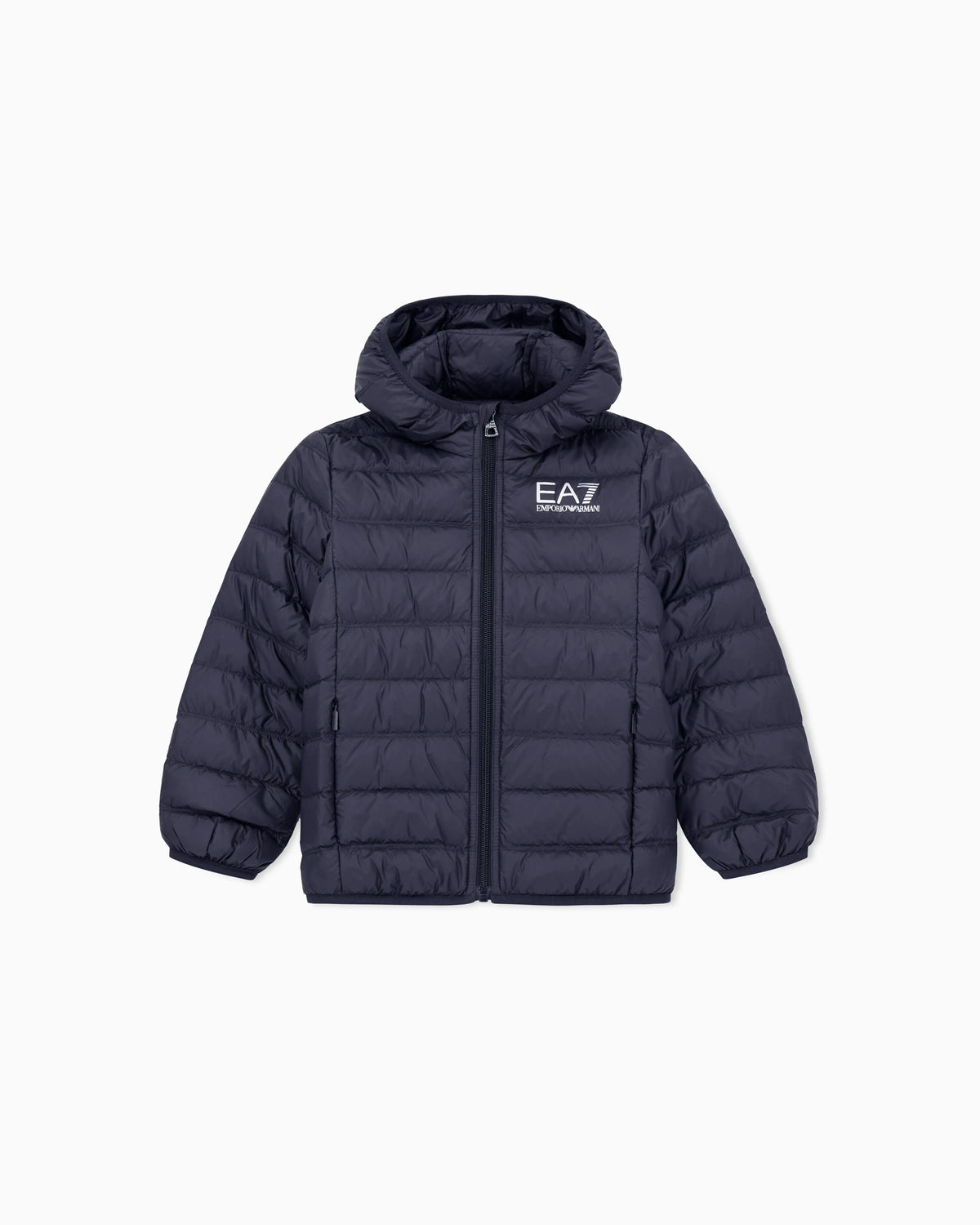 Light hooded down jacket Core Identity Boy with regular fit