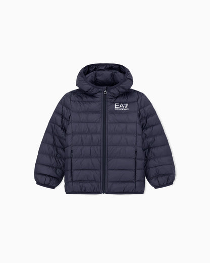 Light hooded down jacket Core Identity Boy with regular fit