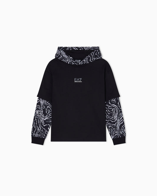 Visibility Boy pure cotton hooded sweatshirt