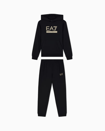 Tracksuit Visibility Boy regular fit hooded in cotton jersey