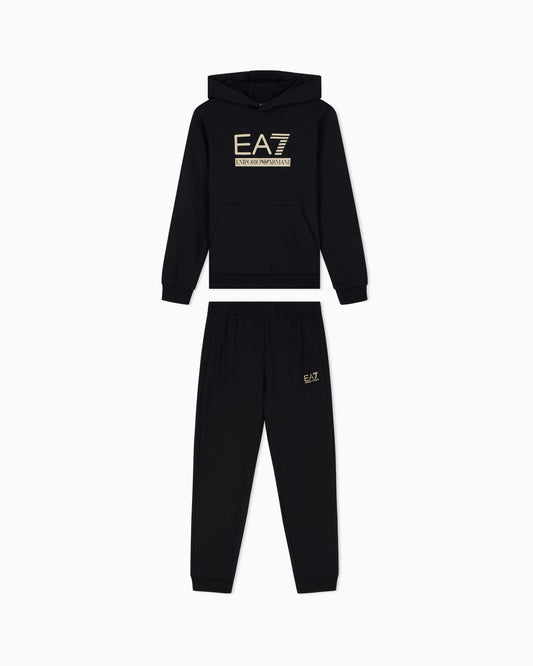 Tracksuit Visibility Boy regular fit hooded in cotton jersey
