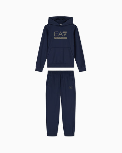 Tracksuit Visibility Boy regular fit hooded in cotton jersey