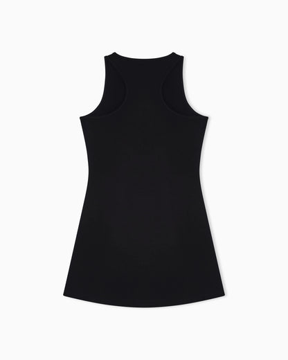 Logo Series Girl stretch cotton dress