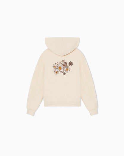 Graphic Series Girl stretch-cotton hooded sweatshirt