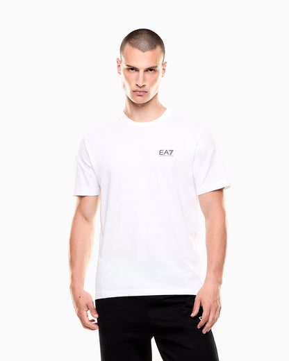 Logo t-shirt in cotton jersey with back print Logo Series
