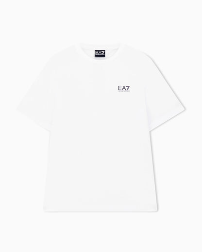 Logo t-shirt in cotton jersey with back print Logo Series