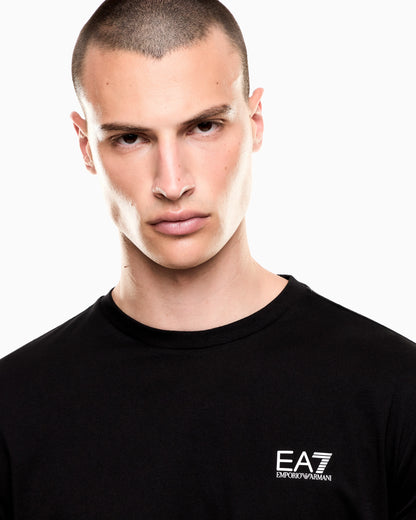 Logo t-shirt in cotton jersey with back print Logo Series