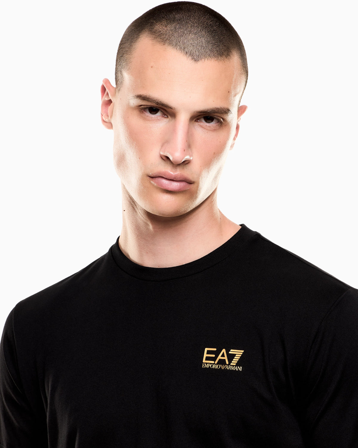 Logo t-shirt in cotton jersey with back print Logo Series