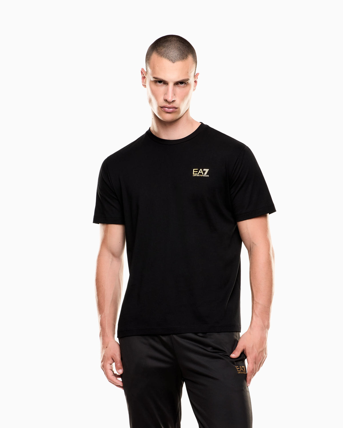 Logo t-shirt in cotton jersey with back print Logo Series