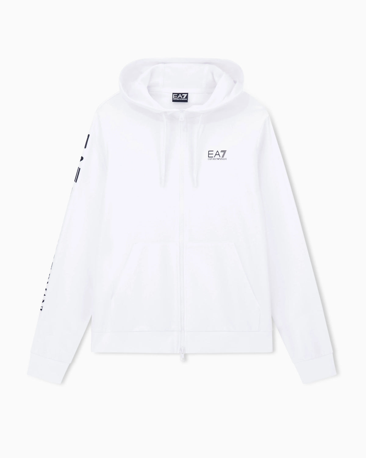 Logo zip up sweatshirt in cotton with a hood Logo Series