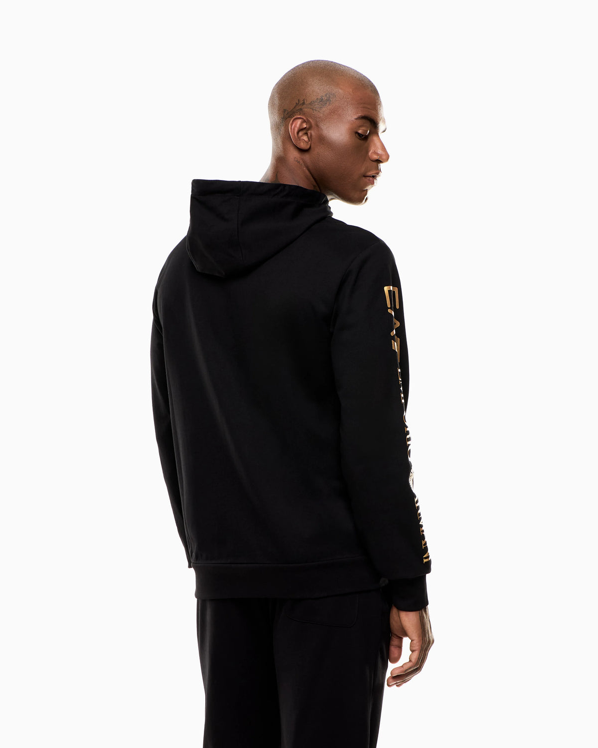 Logo zip up sweatshirt in cotton with a hood Logo Series