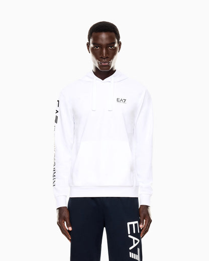 Pullover sweatshirt in cotton with a hood Logo Series