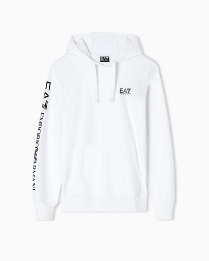 Pullover sweatshirt in cotton with a hood Logo Series