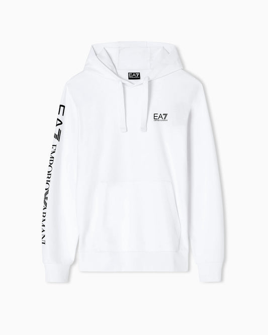 Pullover sweatshirt in cotton with a hood Logo Series