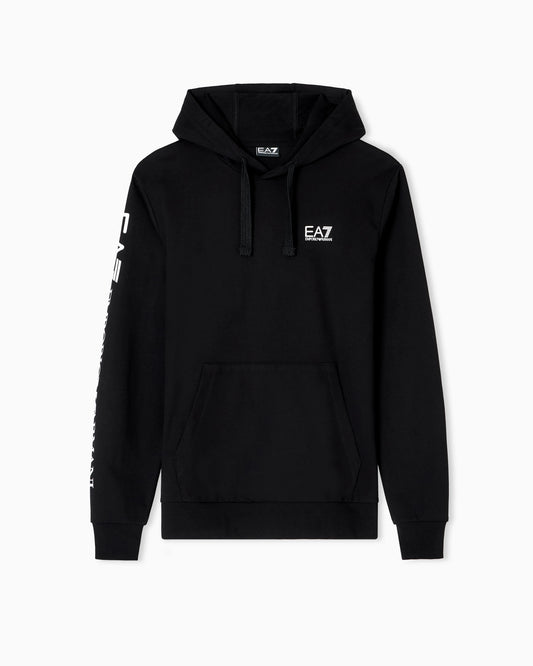 Pullover sweatshirt in cotton with a hood Logo Series