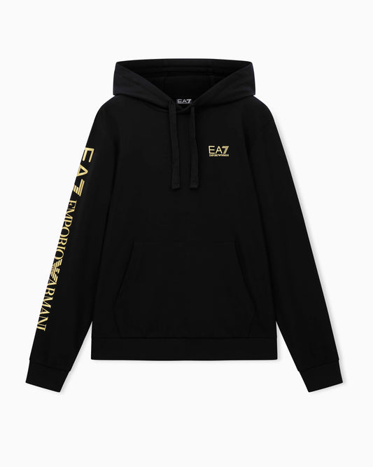 Pullover sweatshirt in cotton with a hood Logo Series