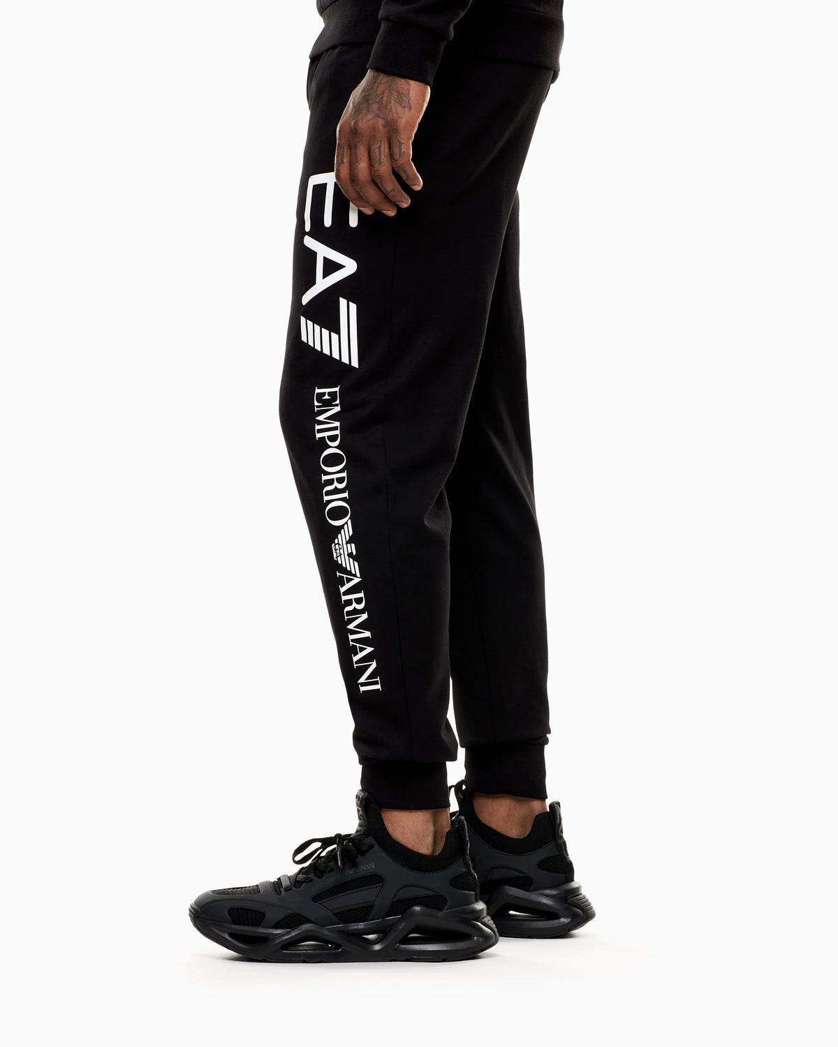Logo joggers in slim-fit cotton with pockets Logo Series