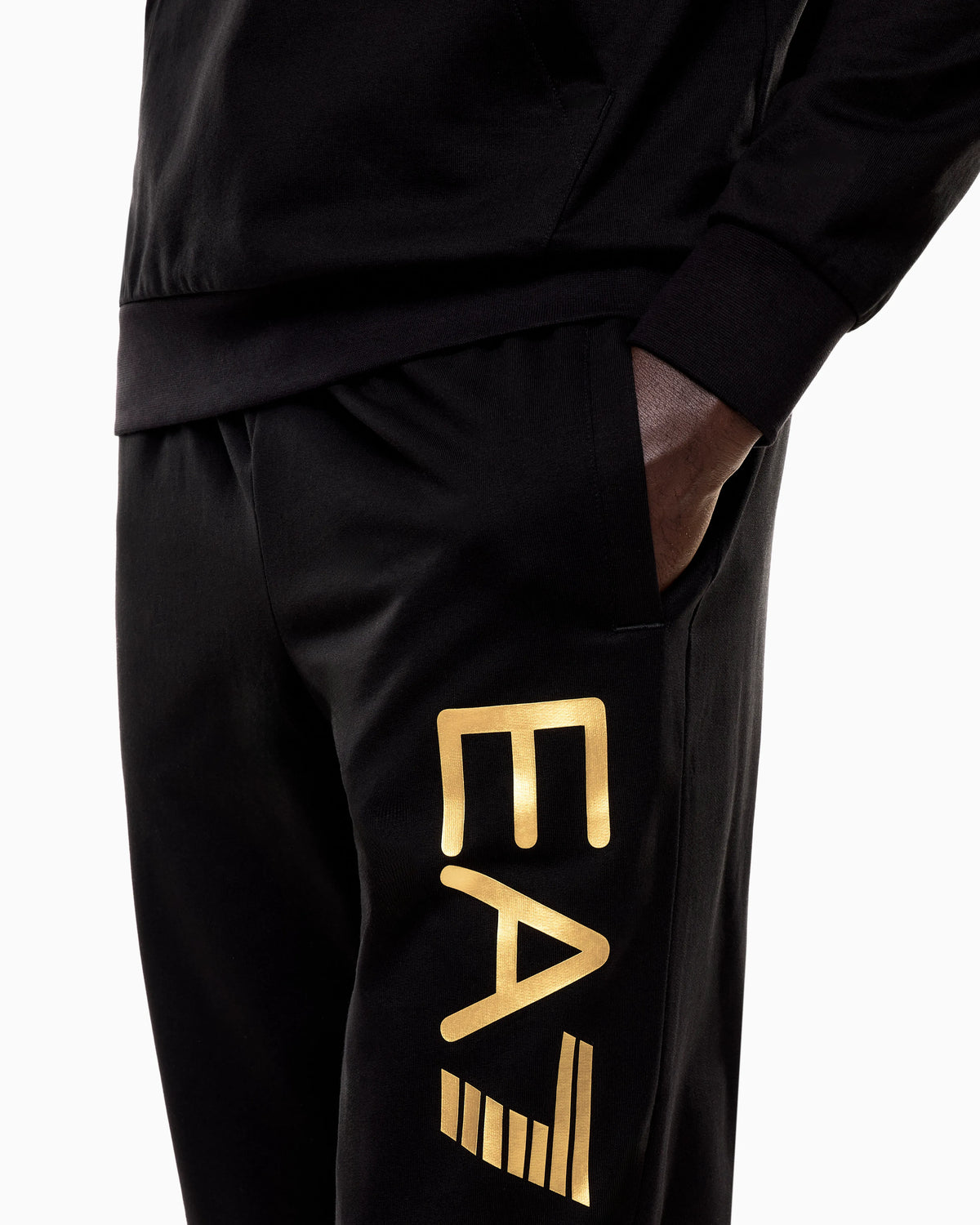 Logo joggers in slim-fit cotton with pockets Logo Series