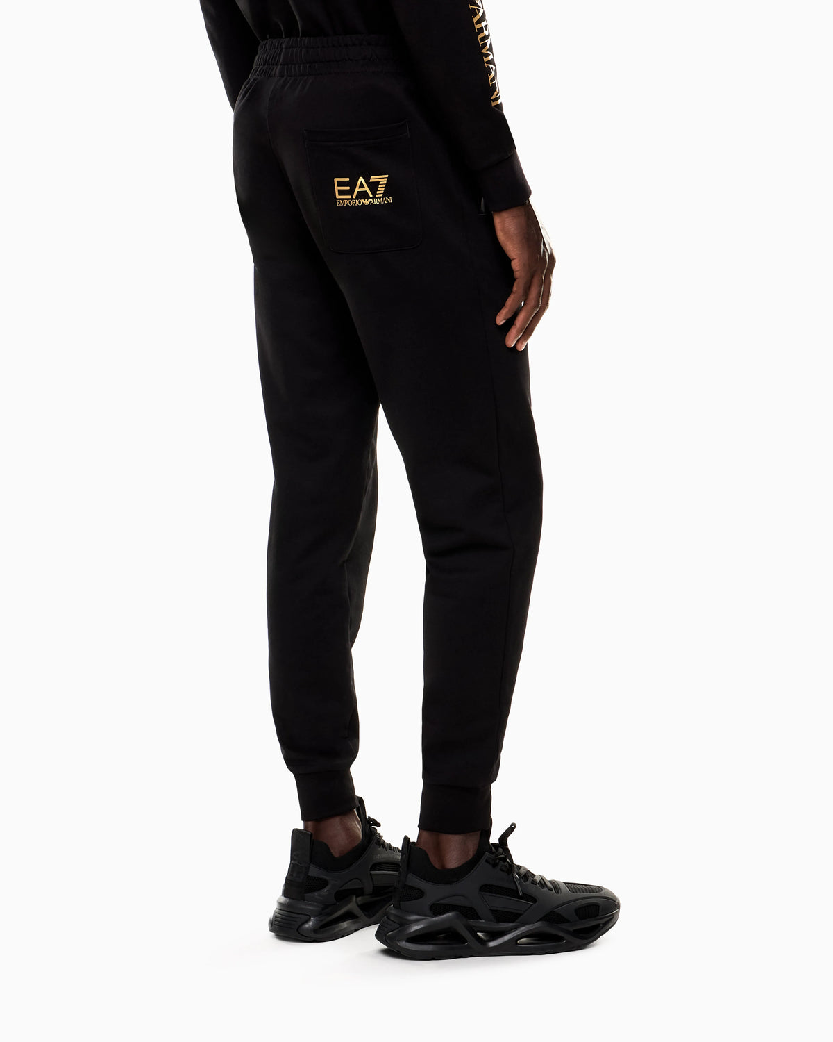 Logo joggers in slim-fit cotton with pockets Logo Series