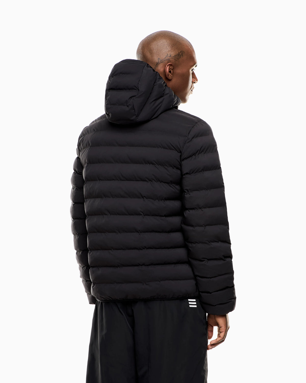 Water-resistant Winter jacket with a fixed hood
