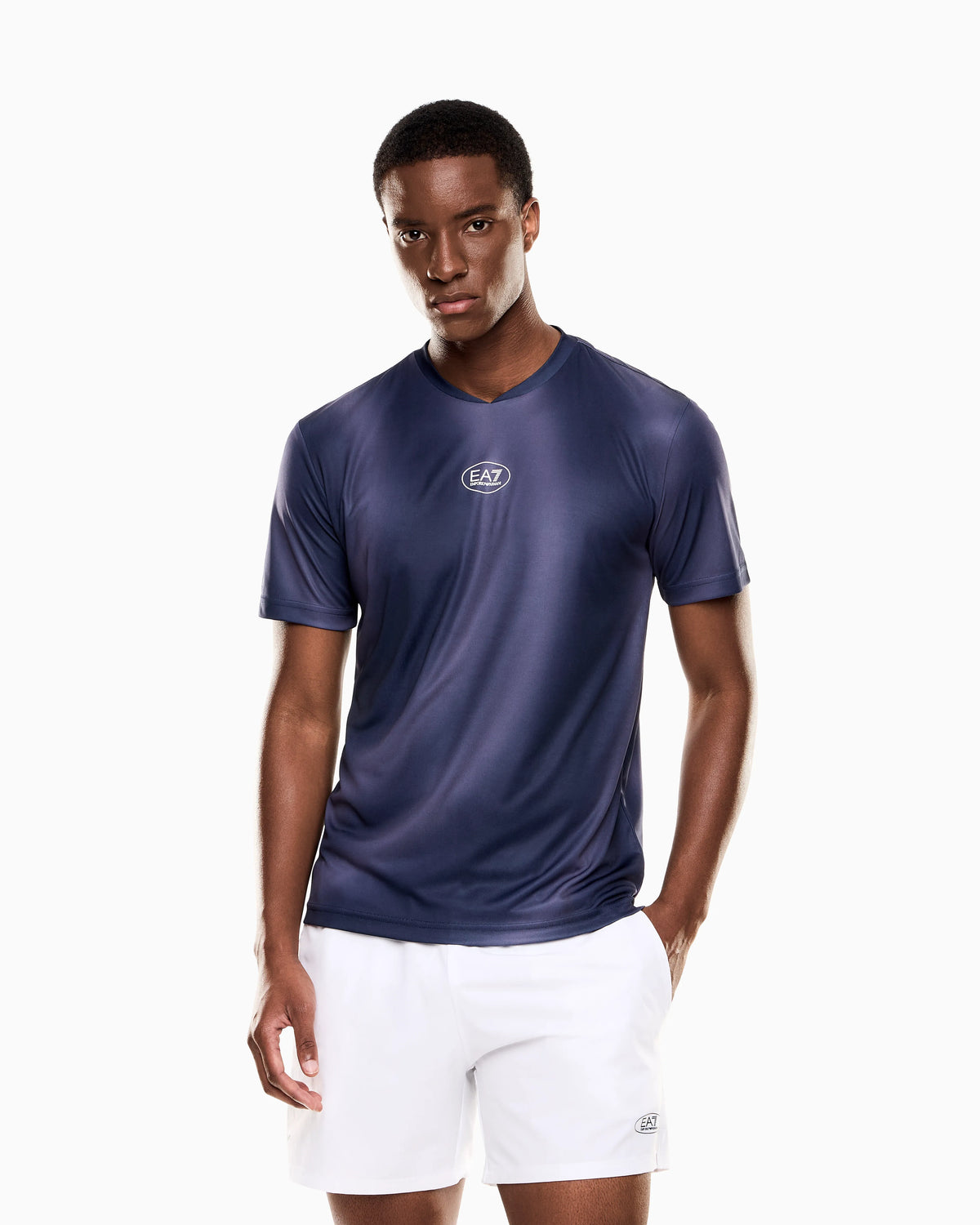 Tennis Pro crew-neck T-shirt in VENTUS7 technical fabric