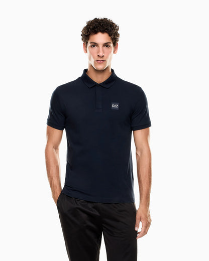 Visibility stretch cotton-jersey polo shirt