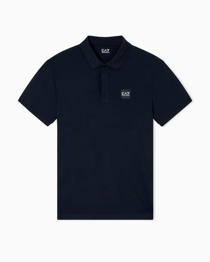Visibility stretch cotton-jersey polo shirt