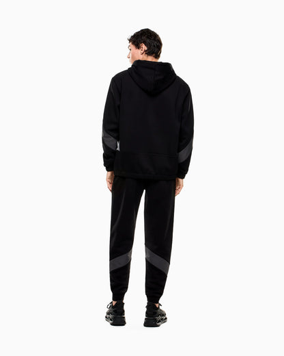 Athletic Colour Block cotton-blend tracksuit