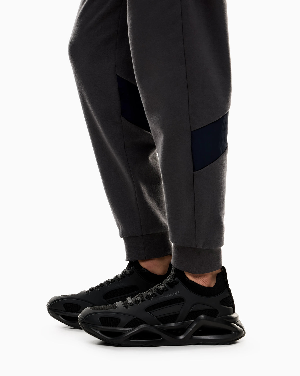Athletic Colour Block cotton-blend tracksuit