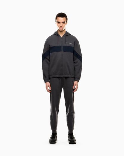 Athletic Colour Block cotton-blend tracksuit