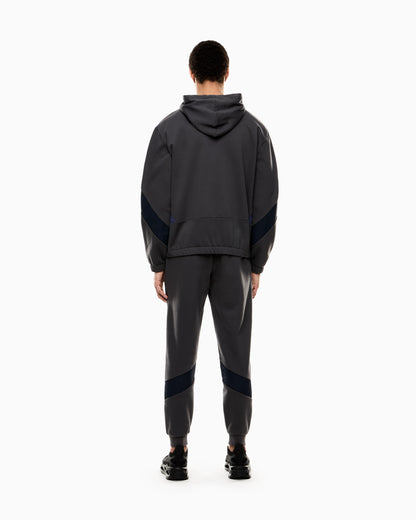 Athletic Colour Block cotton-blend tracksuit