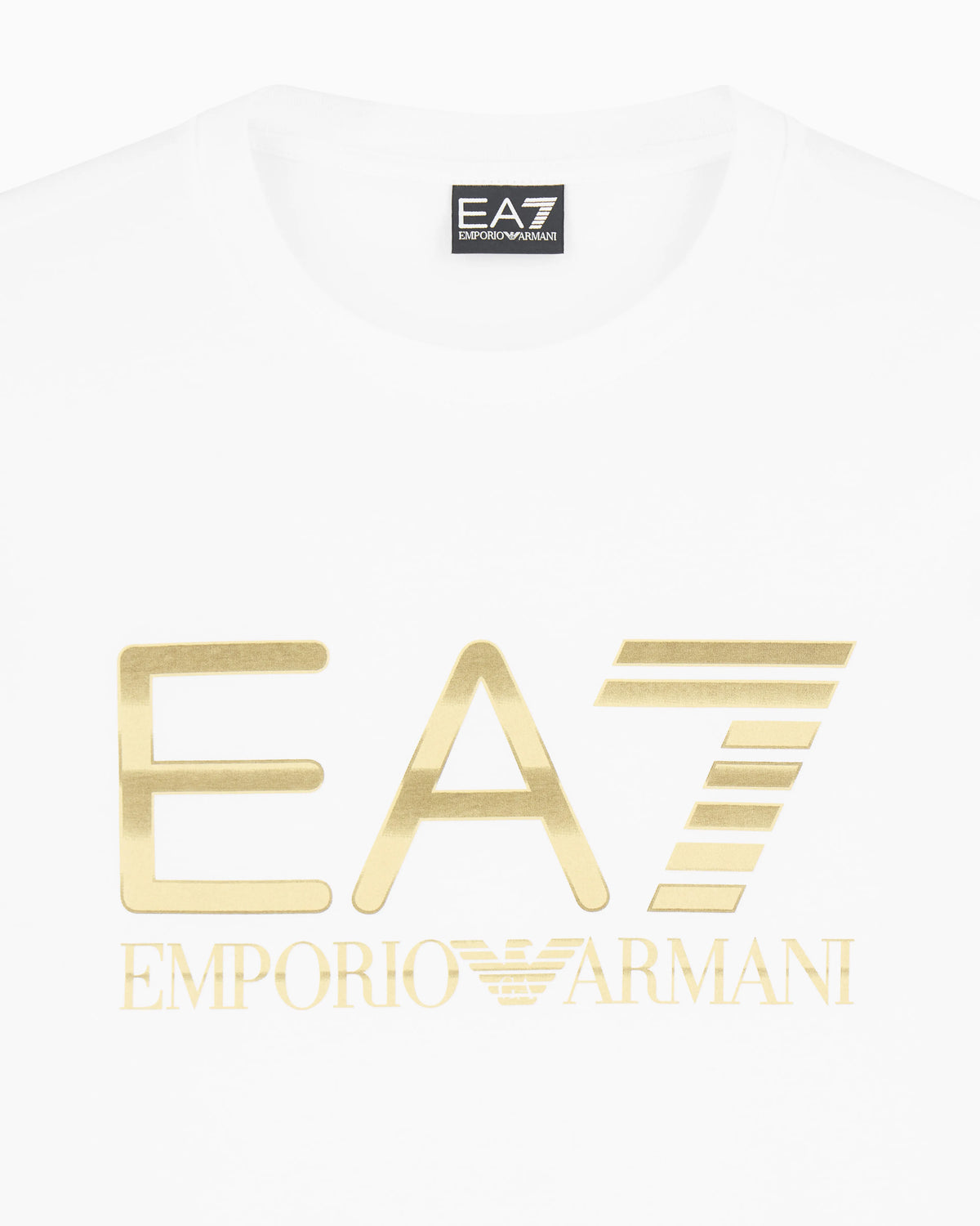 Crew neck cotton t-shirt with maxi logo Logo Series