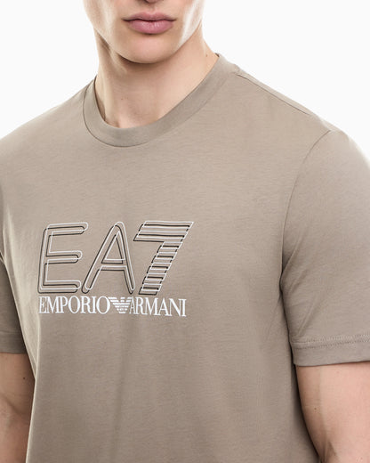 Visibility cotton-jersey crew-neck T-shirt