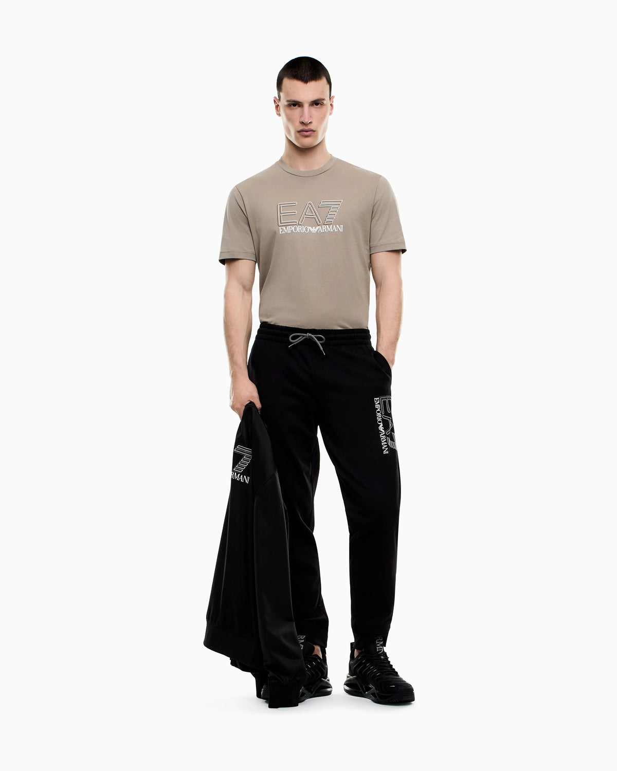 Visibility cotton-jersey crew-neck T-shirt
