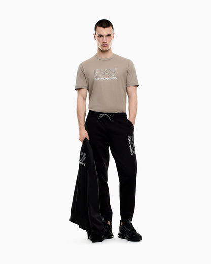 Visibility cotton-jersey crew-neck T-shirt