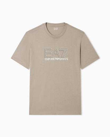 Visibility cotton-jersey crew-neck T-shirt