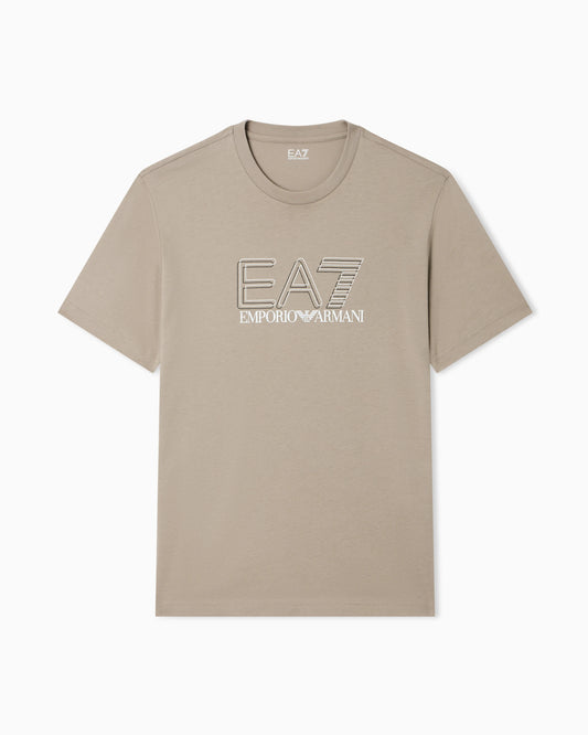 Visibility cotton-jersey crew-neck T-shirt