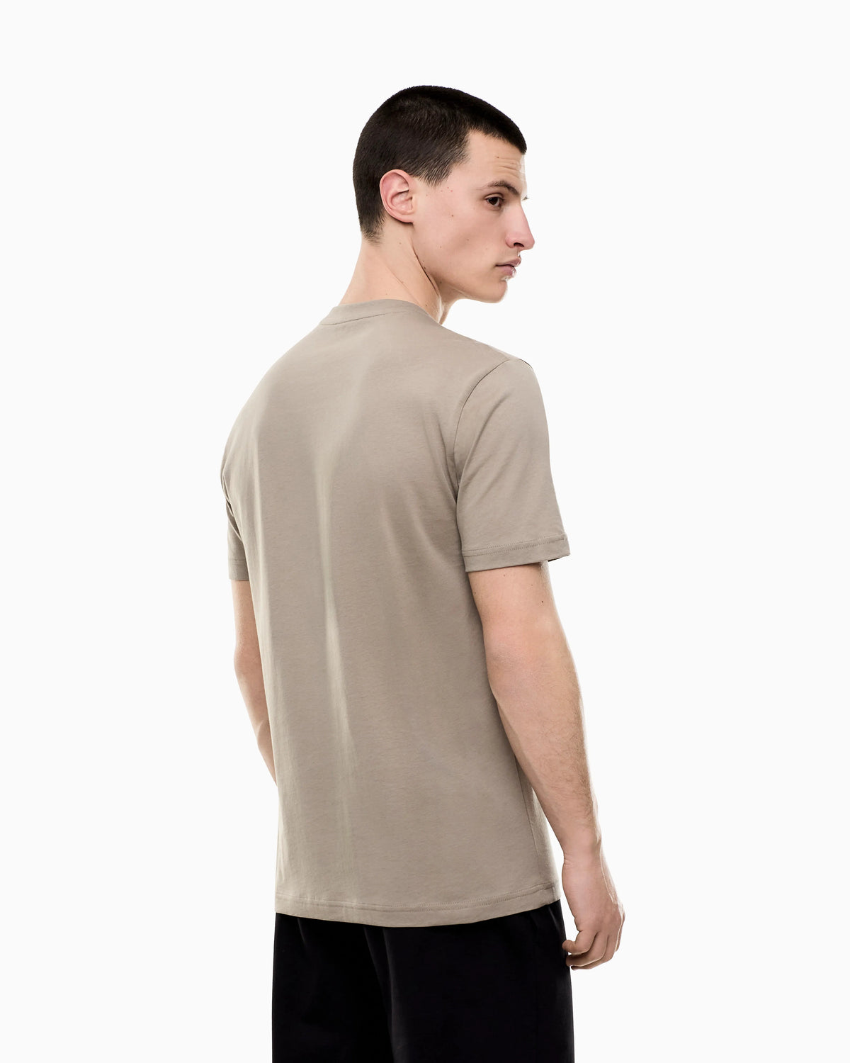 Visibility cotton-jersey crew-neck T-shirt