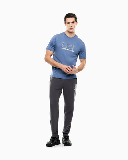 Visibility cotton-jersey crew-neck T-shirt