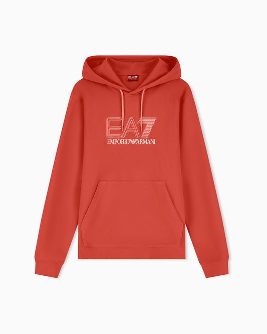 Pure cotton hooded sweatshirt