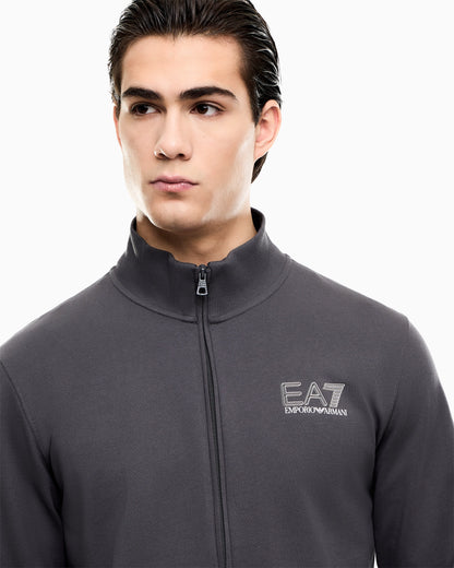 Visibility pure cotton zip-up tracksuit