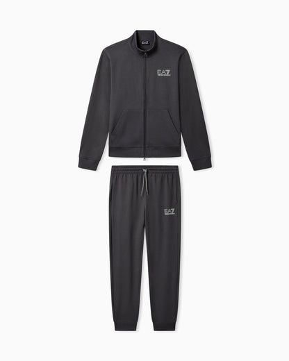 Visibility pure cotton zip-up tracksuit